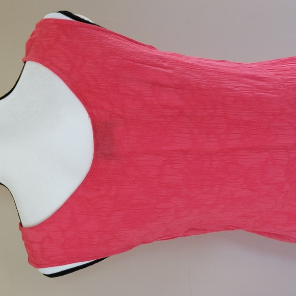 Karin Stevens Empire Waist Side Vent Maxi Dress 6 Peachy Pink Coral - Picture 10 of 15